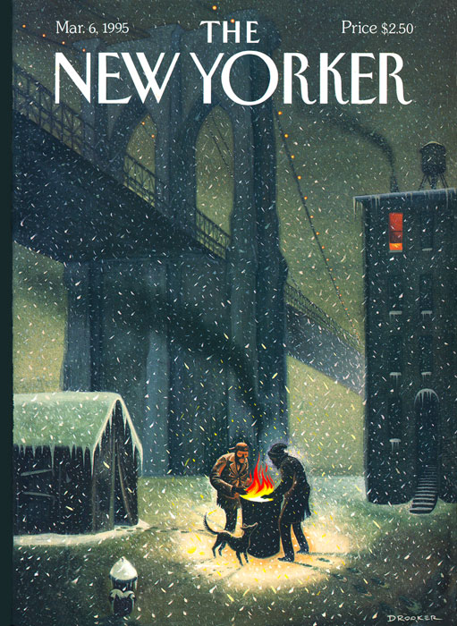 The New Yorker cover, par Eric Drooker