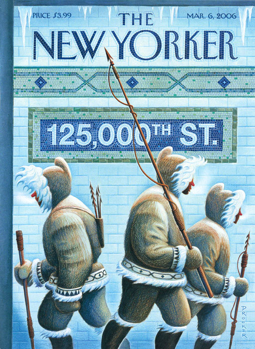 The New Yorker cover, par Eric Drooker