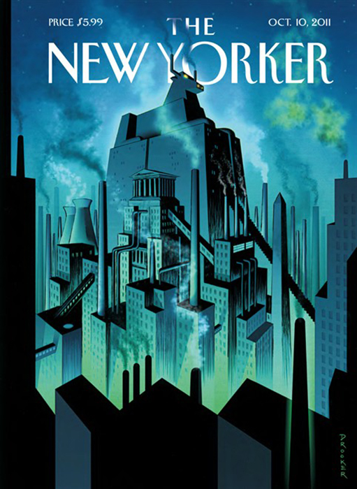 The New Yorker cover, par Eric Drooker