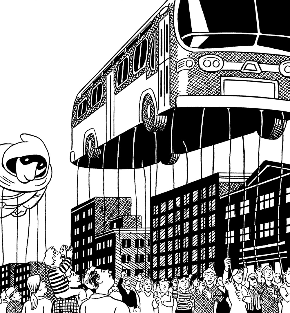 The bus 3, illustration