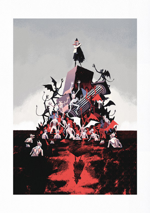 Paolo au sommet de l'Averne, par Lucas Varela 