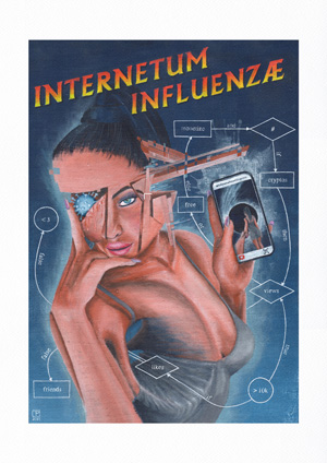 Internetum Influenzae, by Tristan Perreton (2021)