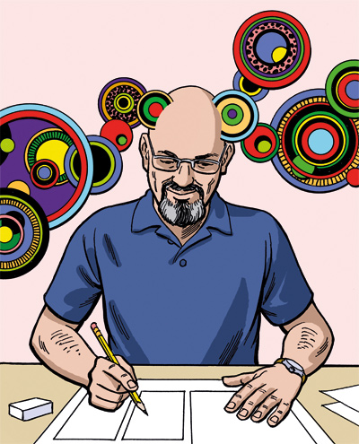 Paul Kirchner, autoportrait
