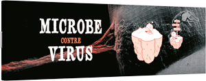 Microbe contre virus, couverture