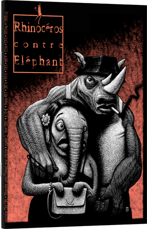 Rhinocéros contre éléphant n° 2, couverture